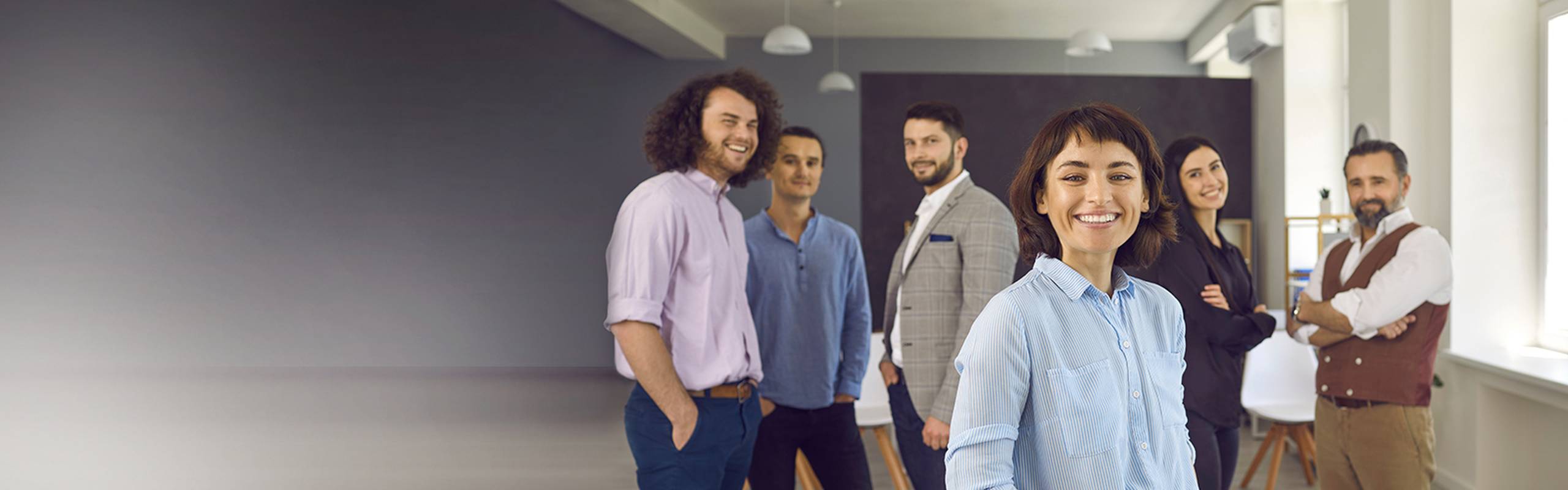 Group of colleagues standing together