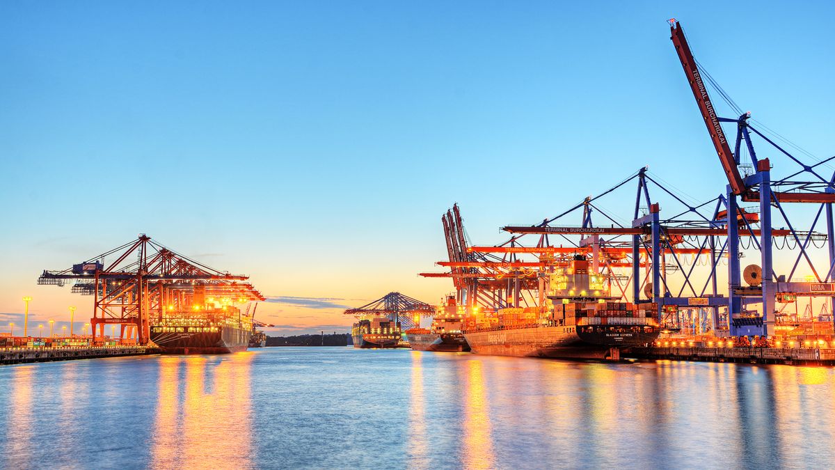 Hamburg harbour