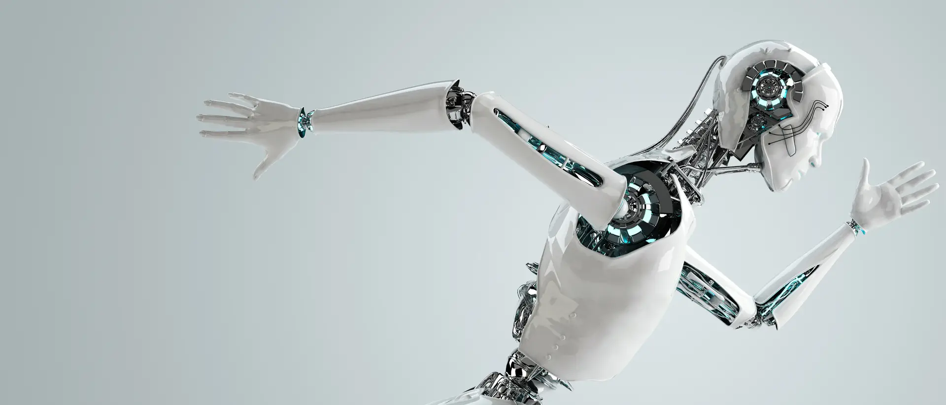 Robot running