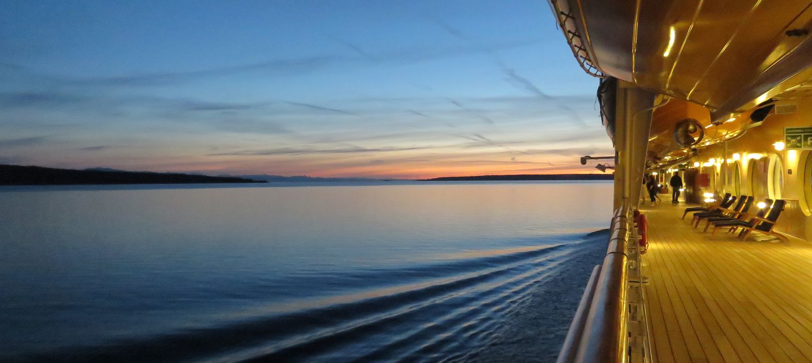 Cruise ship evening