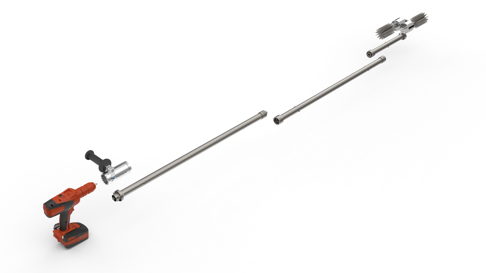 Reinigungsbürste komplett