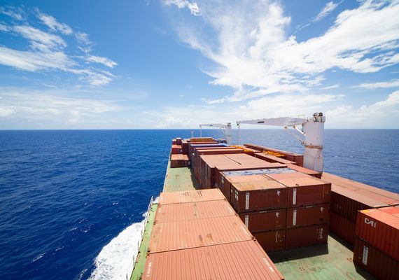 Ship in sea