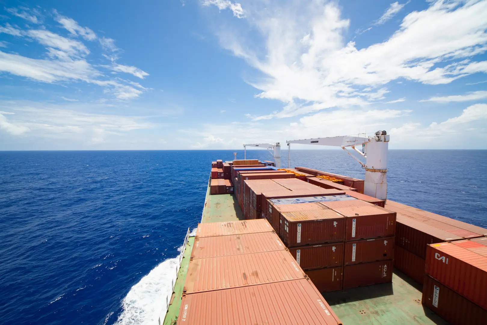 Ship in sea