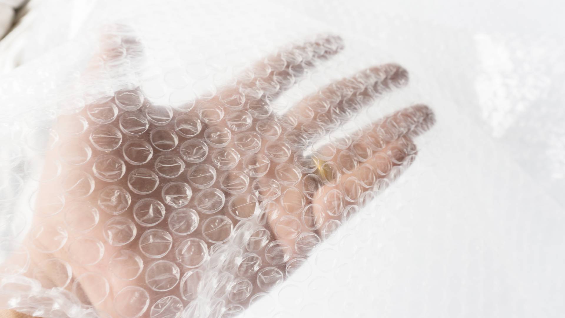 Bubble wrap made from M·VERA® bioplastics