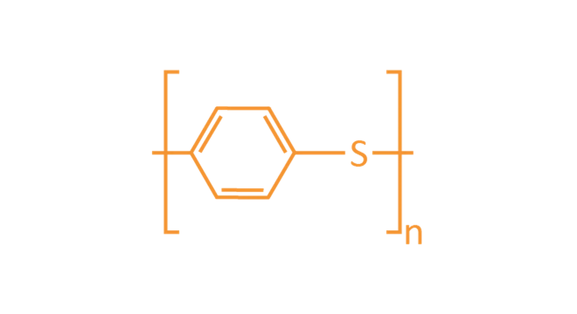 Structural formula of PPS