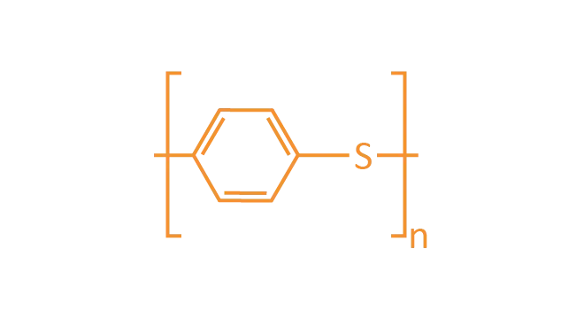 Structural formula of PPS