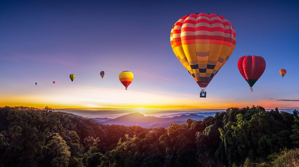 Heißluftballon