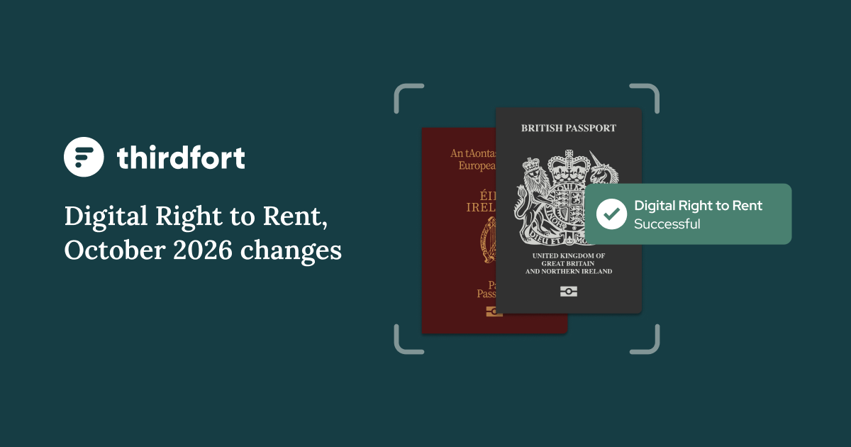 Digital Right to Rent checks: October 2026 rules | Thirdfort