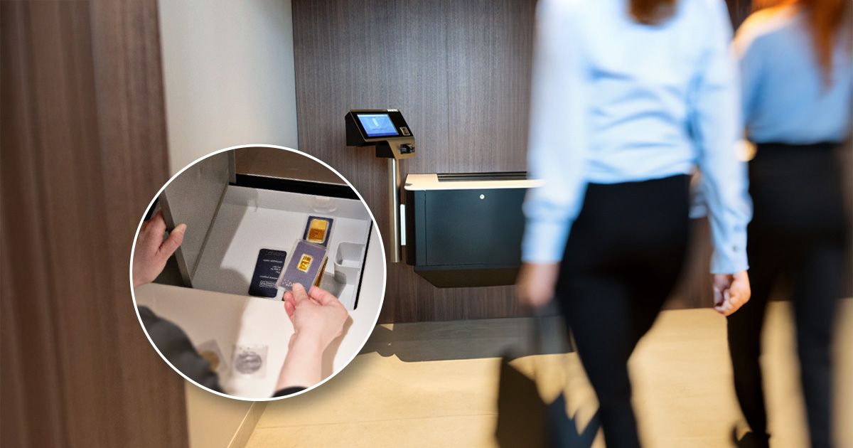 philoro Schließfachanlage im philoro GOLDWERK philoro Schließfachanlage im philoro GOLDWERK