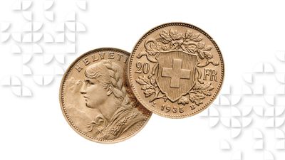 Ein Foto des Gold-Vreneli.