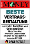 Siegel für Beste Vertragsgestaltung. Ausgabe 21/2024.
