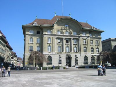 SNB Die Schweizer Nationalbank in Bern.