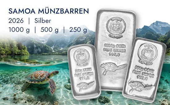 Samoa Silber Münzbarren