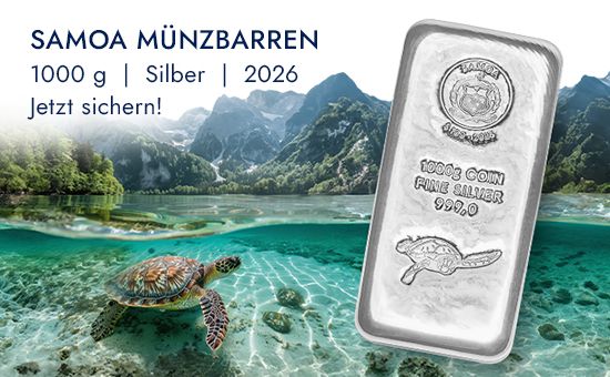 Samoa Silber Münzbarren