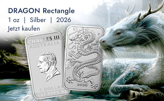 Grafik eines Silber Dragon Rectangle 1 oz - 2026