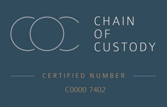 Chain of Custody Zertifikat.