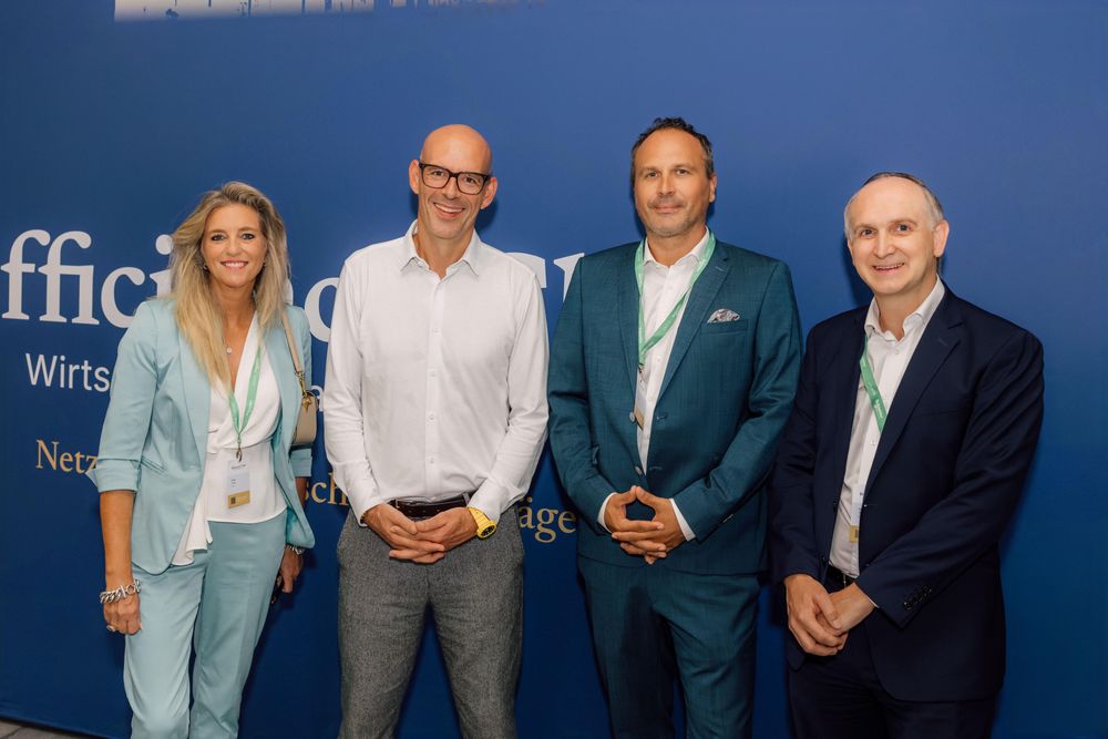 Efficiency Event Post-CEO Pascal Grieder mit philoro-Pressesprecher Christian Iten.