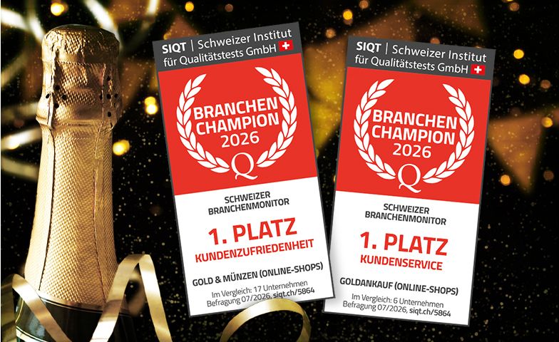 philoro wurde beim Schweizer Branchen Champion 2026 ausgezeichnet.