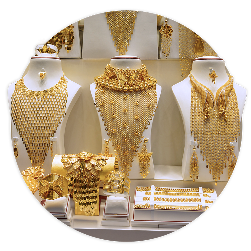Der Souk Souks sind riesige Goldmärkte.