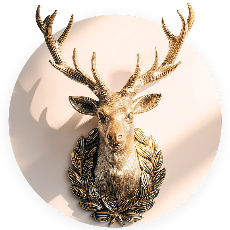 Der goldene Hirsch ist ein beliebtes Symbol in deutschen Sagen.