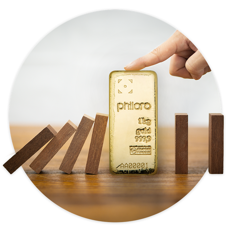 Stabiles Gold In Krisenzeiten dient Gold oft als Stabilisator.