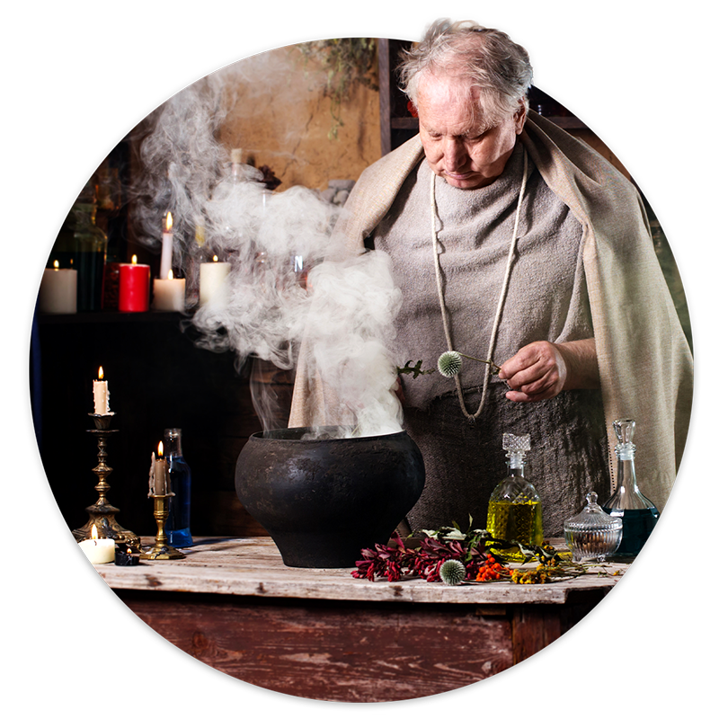 Alchemisten versuchten immer wieder, Gold herzustellen.