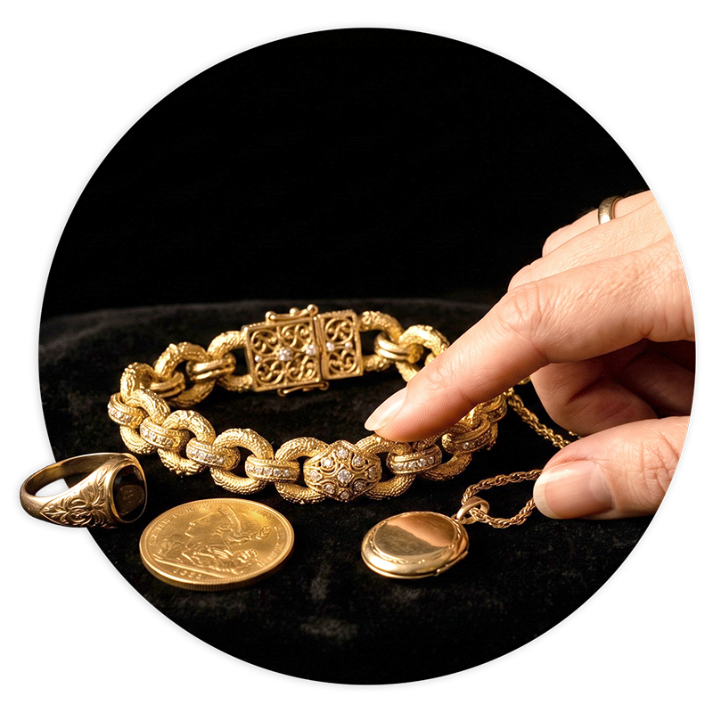 Goldschmuck Goldschmuck schaut nicht nur schön aus, sondern ist auch ein Investment.