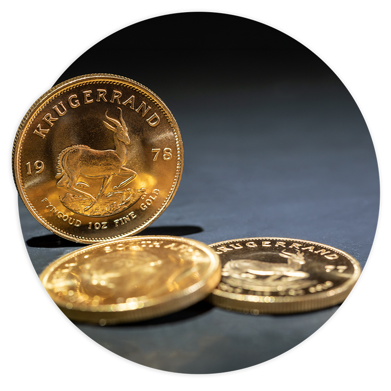 Der Krügerrand ist eine der bekanntesten Anlagemünzen.