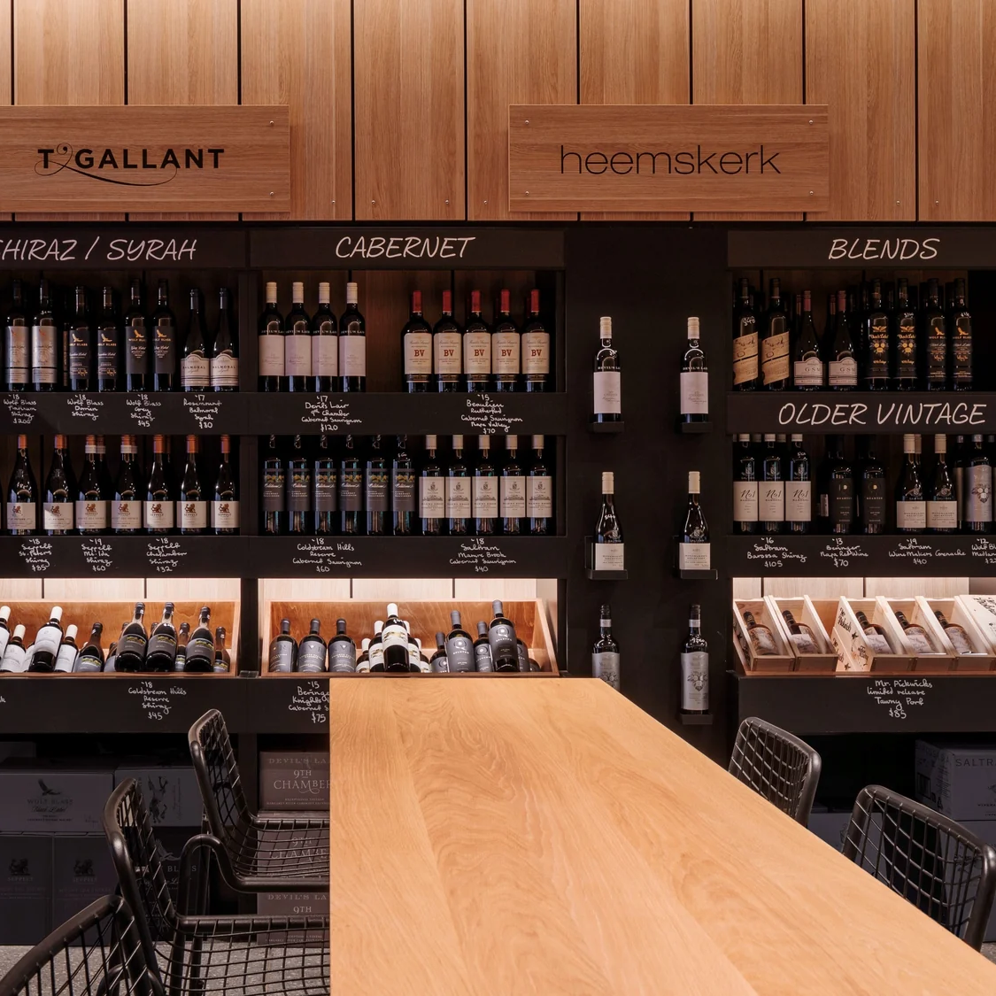 Notes wine shop in the Yarra Valley