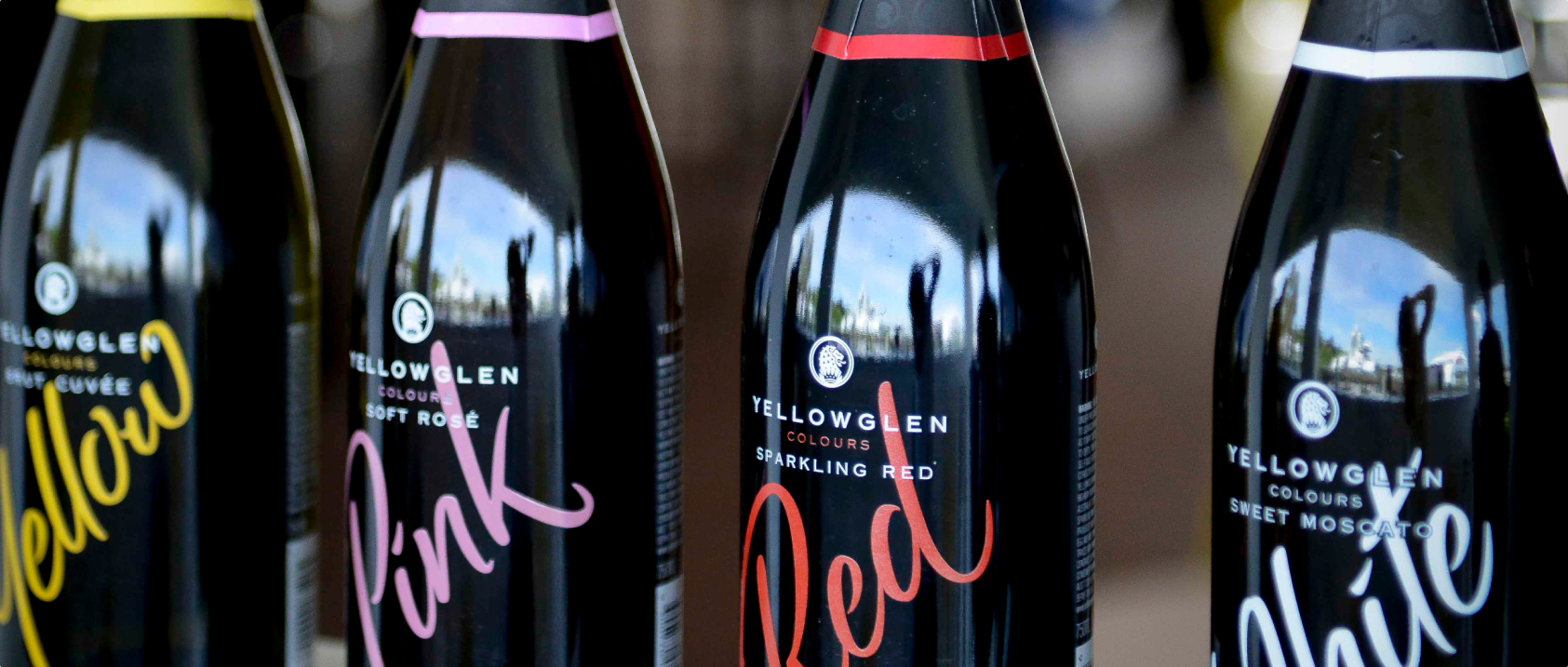 Range of Yellowglen bottles