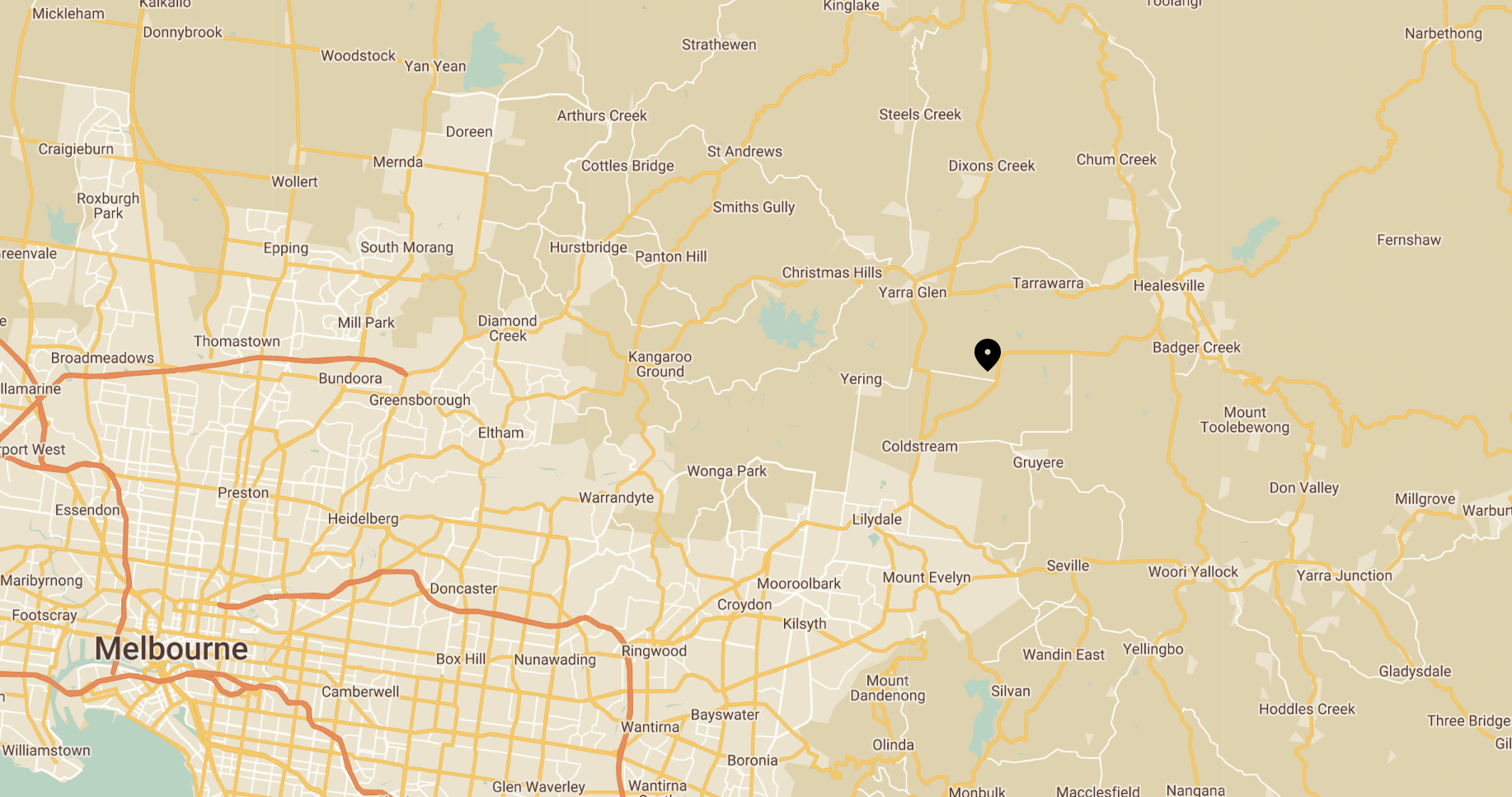 St Huberts Cellar Door Location on Map