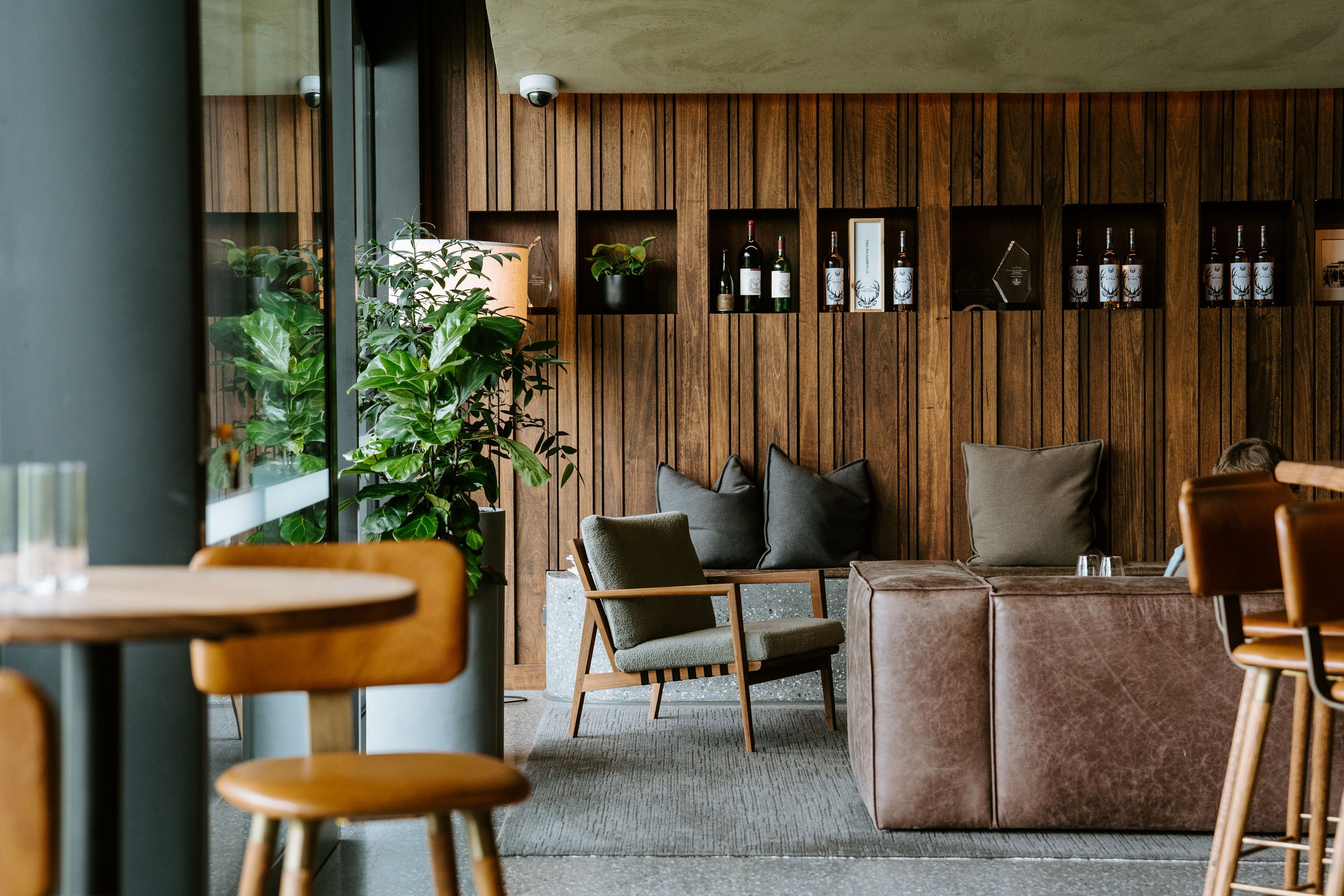 The cosy lounge area