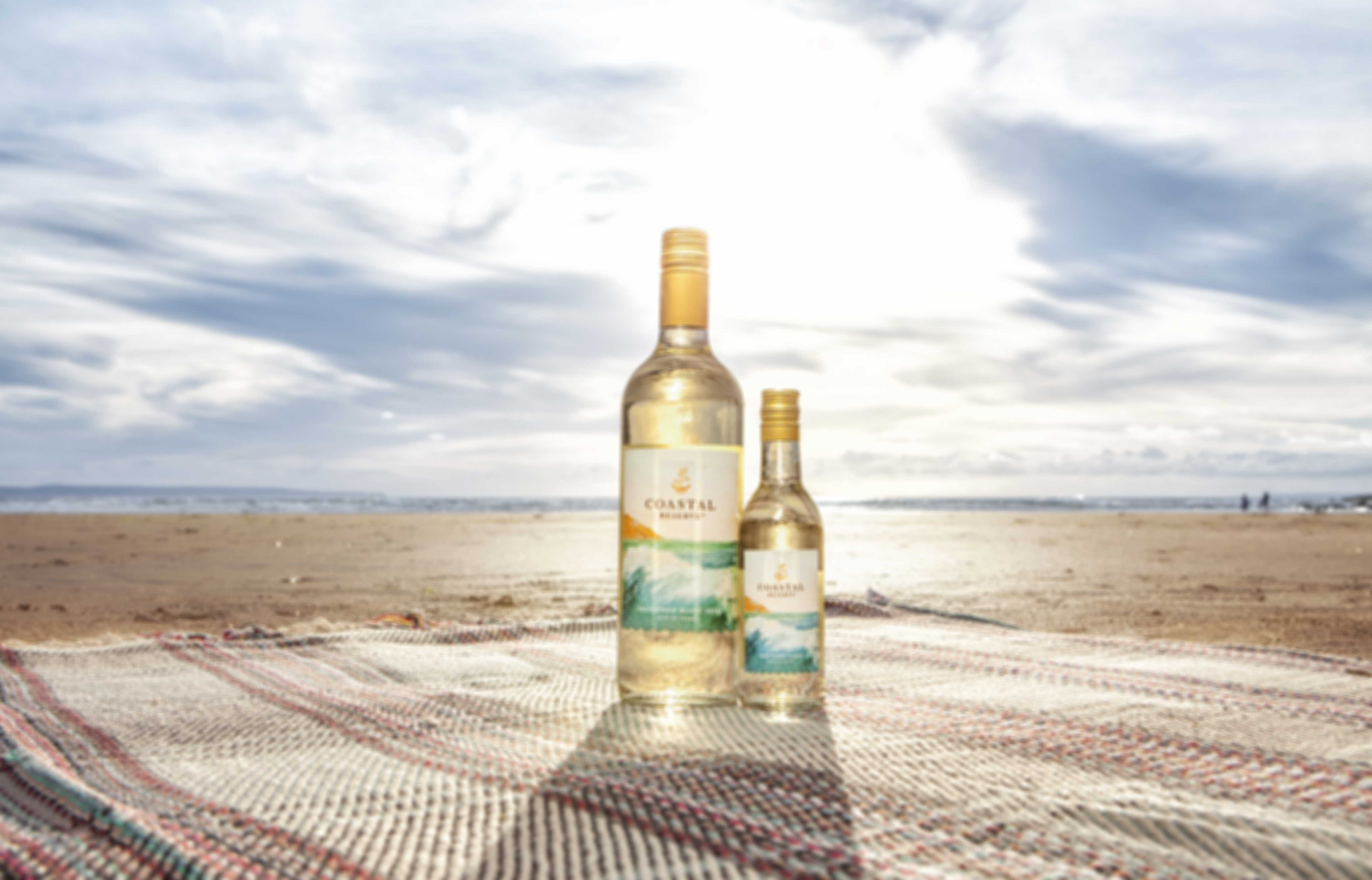 Twin White Wines in the Sun