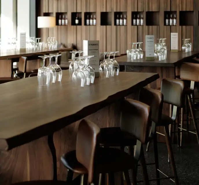 Tables at St Hubert's