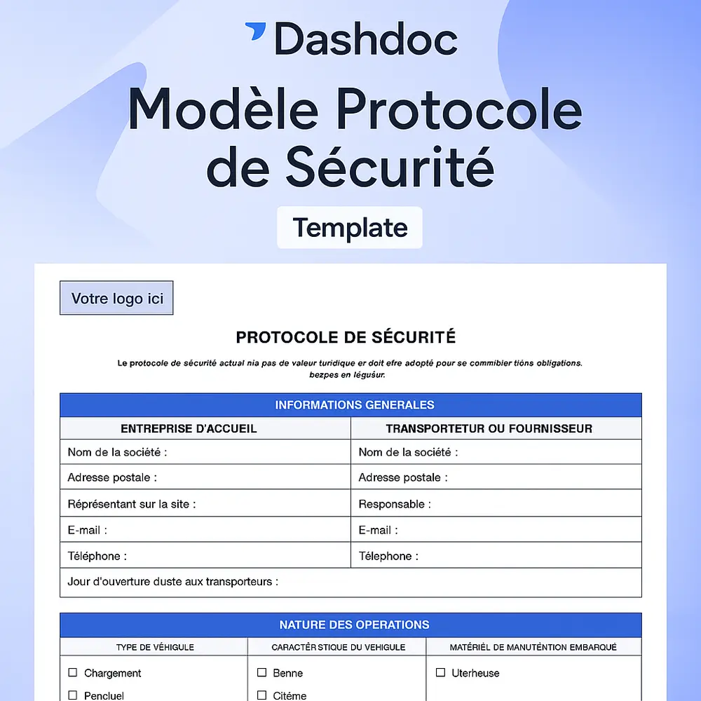 modèle protocole sécurité pour min marché