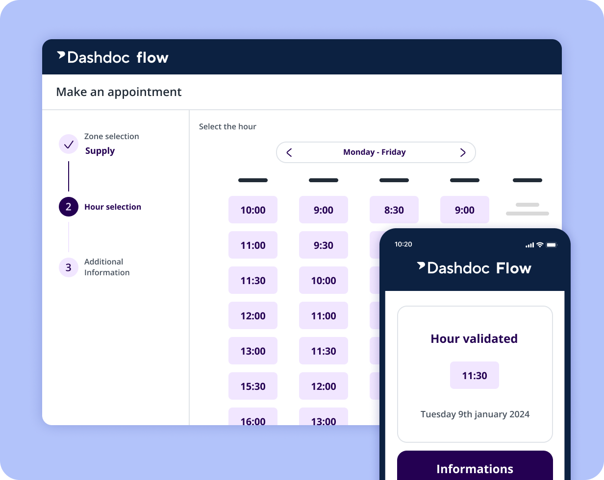 Flow platform - Make an appointment