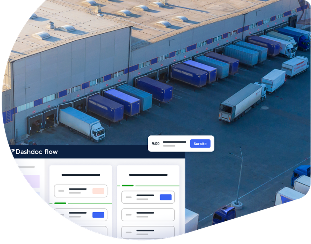 screenshot de logiciel de gestion de stock prise de rendez-vous logistique avec dahsdoc flow