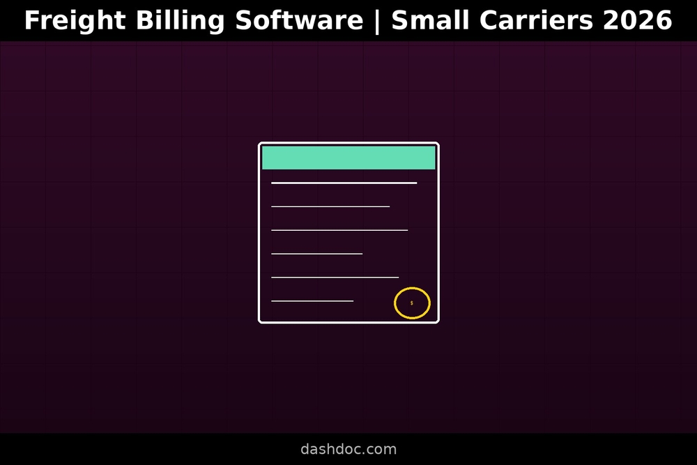 Freight billing software for small trucking carriers