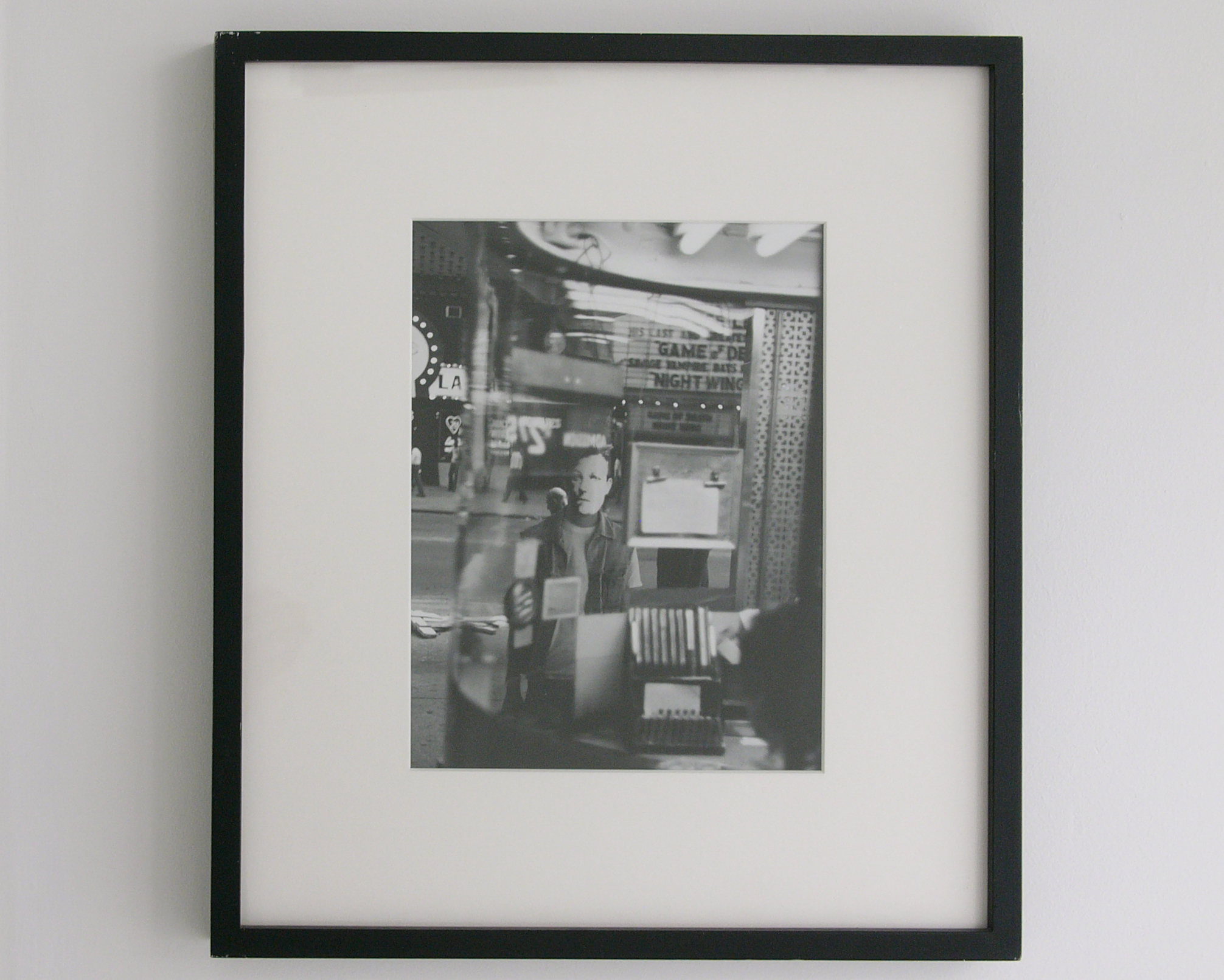 David Wojnarowicz, Arthur Rimbaud in New York 1978-79 #2486 (at Box office), Gelatin silver print on paper, 20cm x 25cm. 