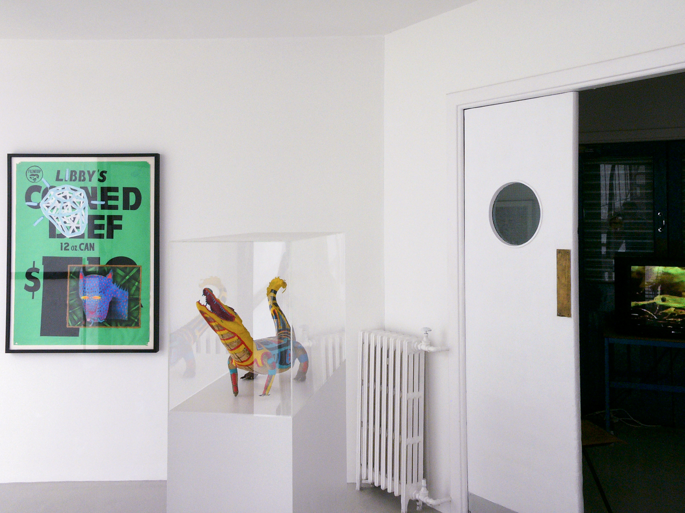 David Wojnarowicz, Libby’s Corned Beef; 1983; David Wojnarowicz, Untitled (Crocodile), 1984. 