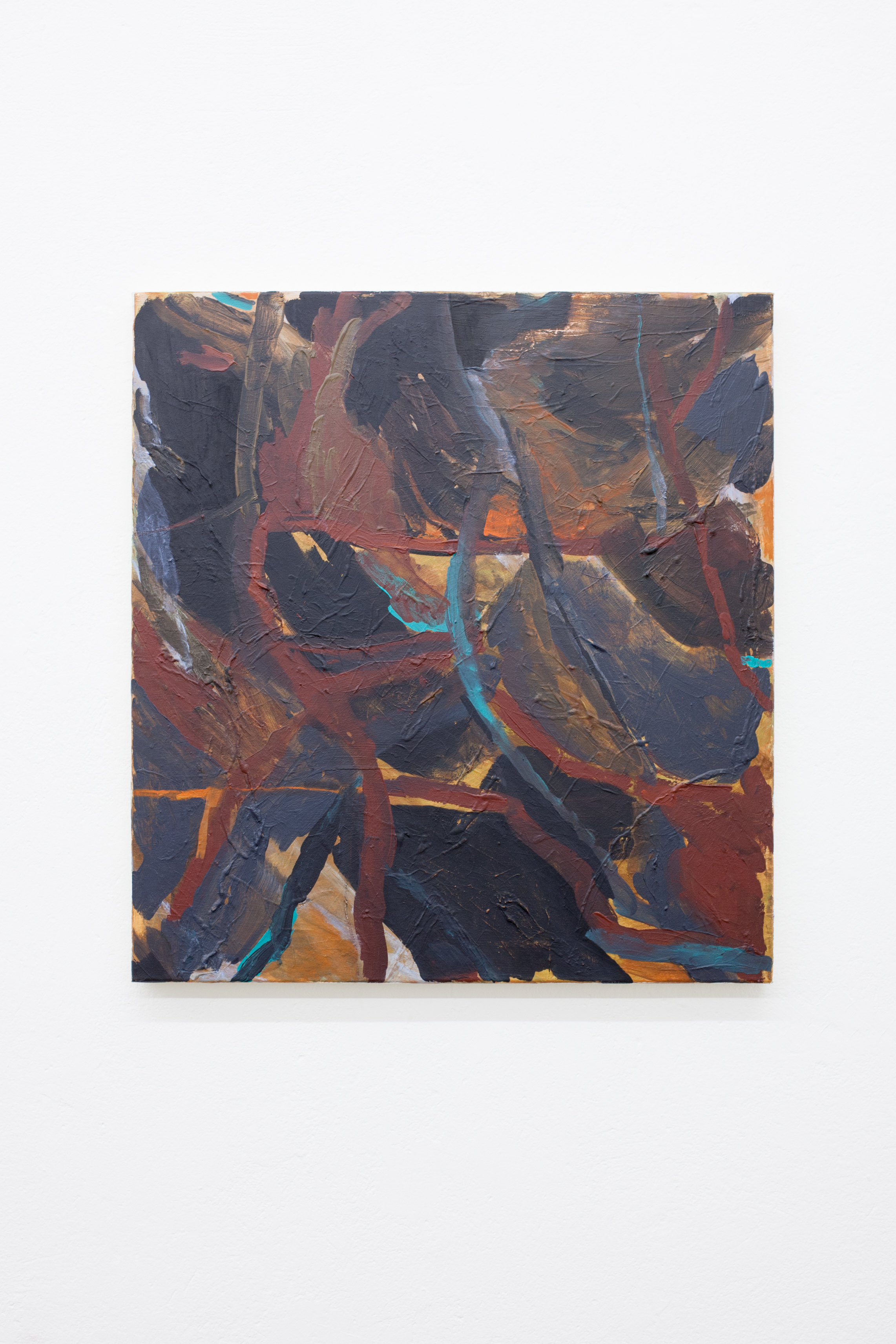 Flora Klein, Untitled , 2016, Acrylic on canvas, 70 x 65 cm