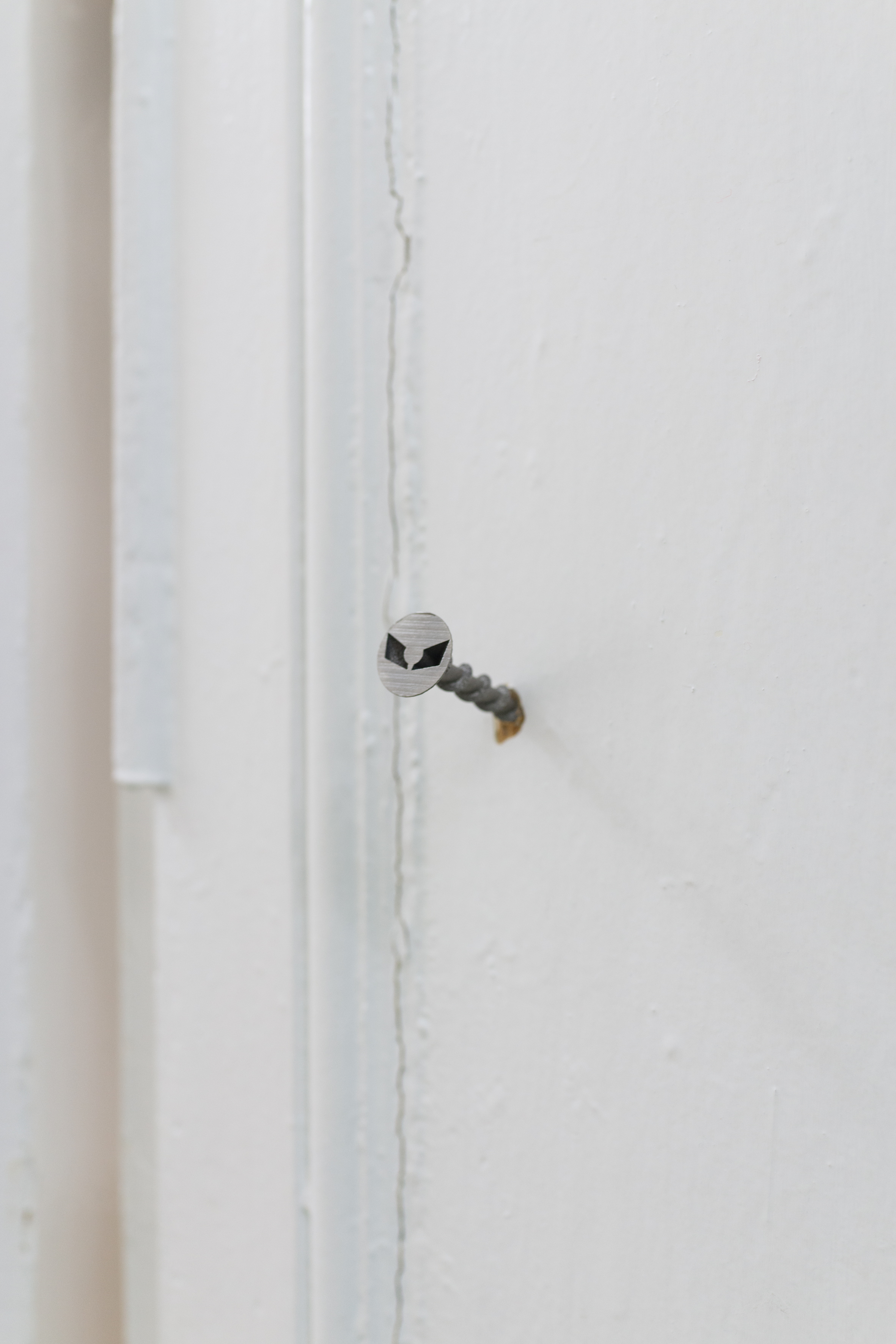 Yngve Holen, Hater Head, 2013. 3D printed titanium screw. (Photo: Between Bridges)