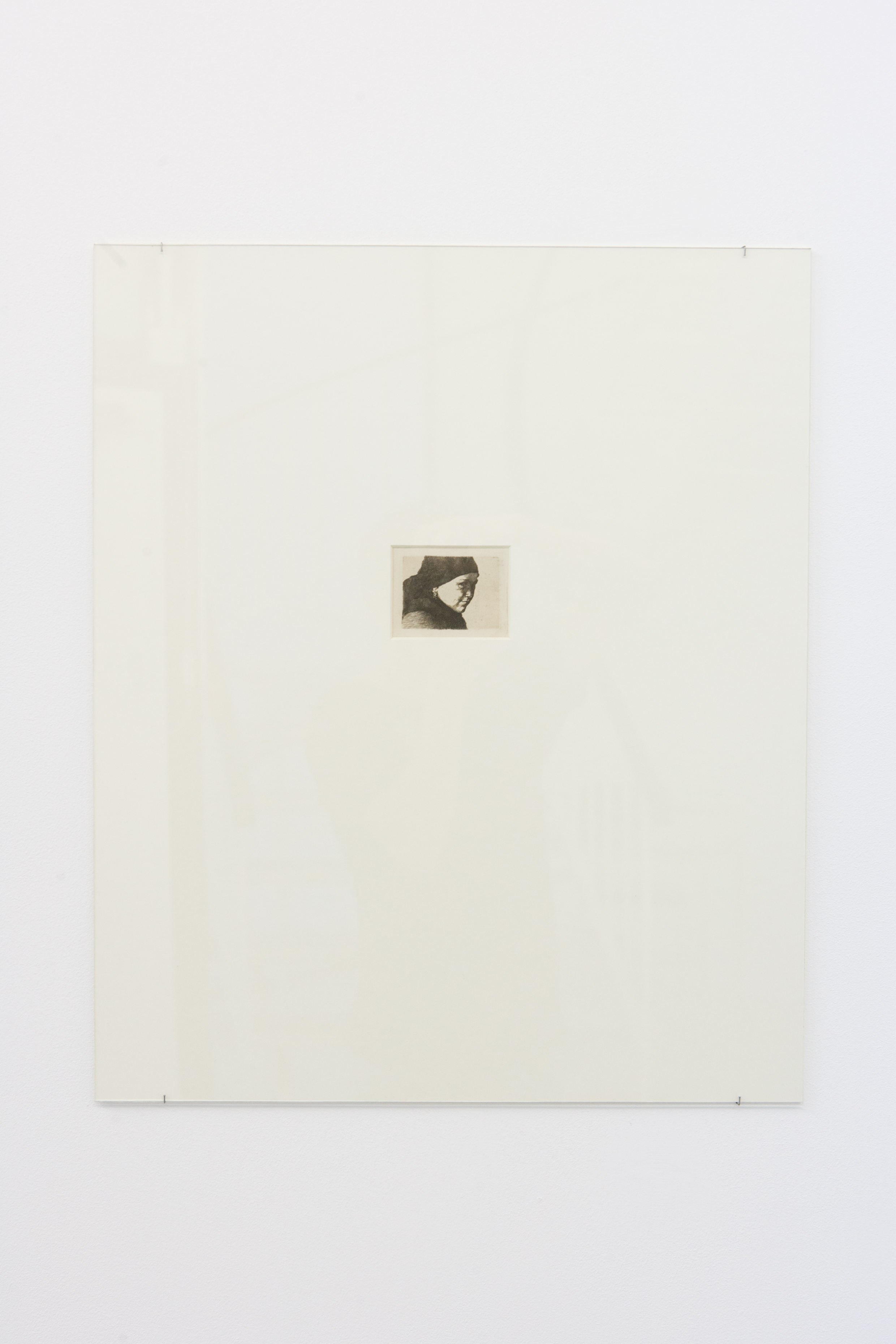 Wilhelm Leibl, Bildnis der Therese Bauer (Portrait of Therese Bauer), 1875/77. Etching on paper.