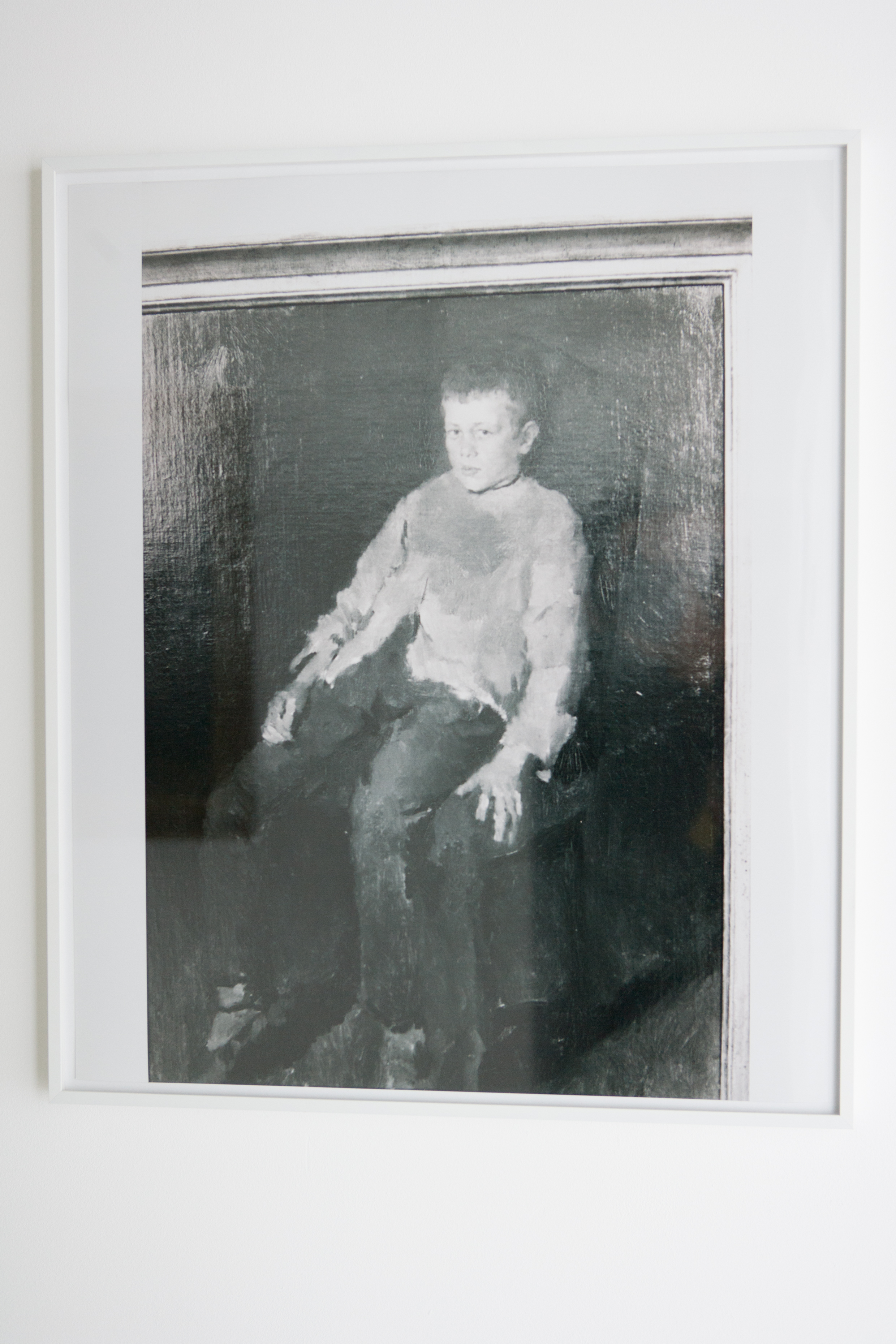 Wolfgang Tillmans, Wilhelm Leibl painting, 2002. Chromogenic print on paper, framed. 