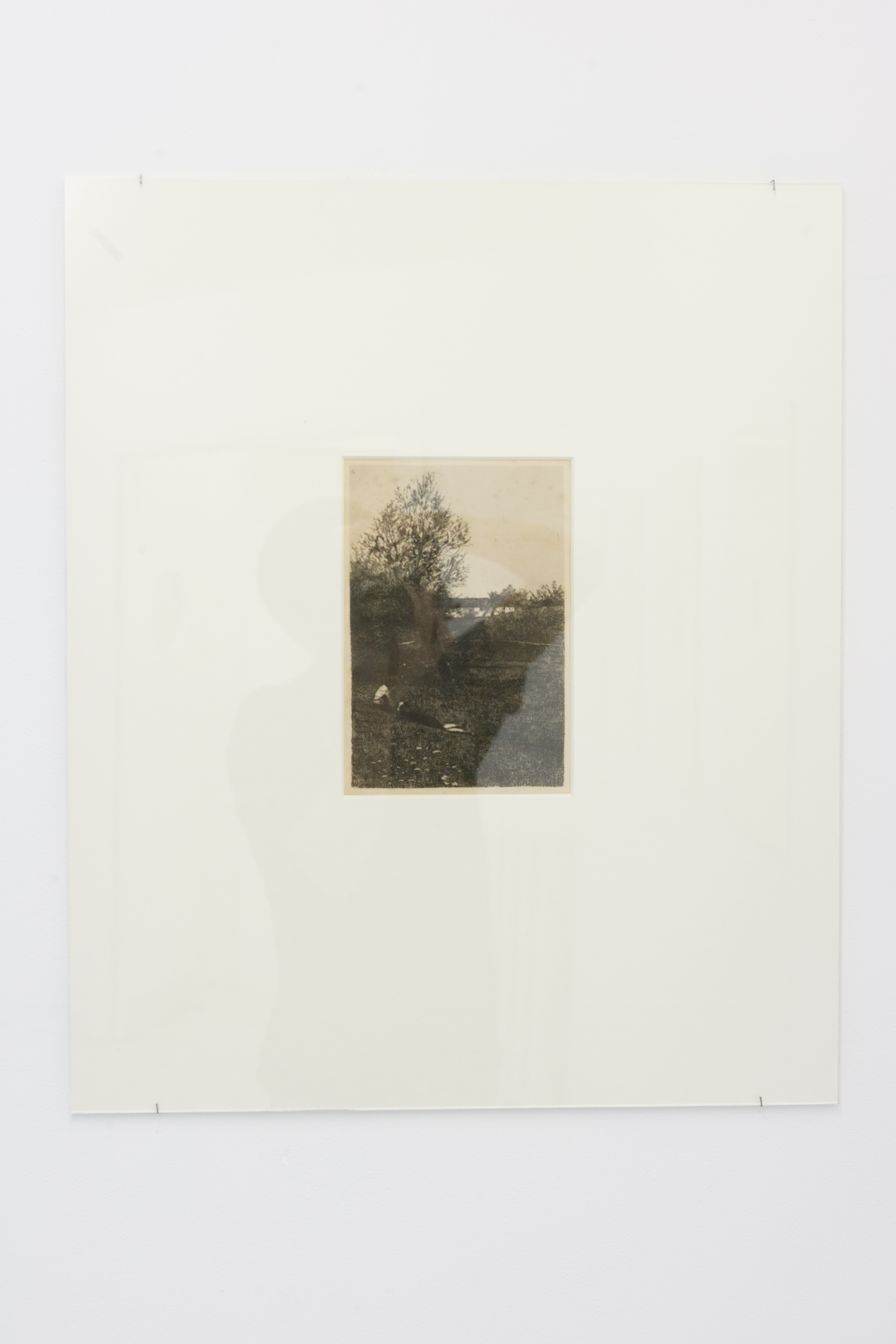 Wilhelm Leibl, Wiese mit Kindern (Meadow with Children), 1875/77. Etching on paper.