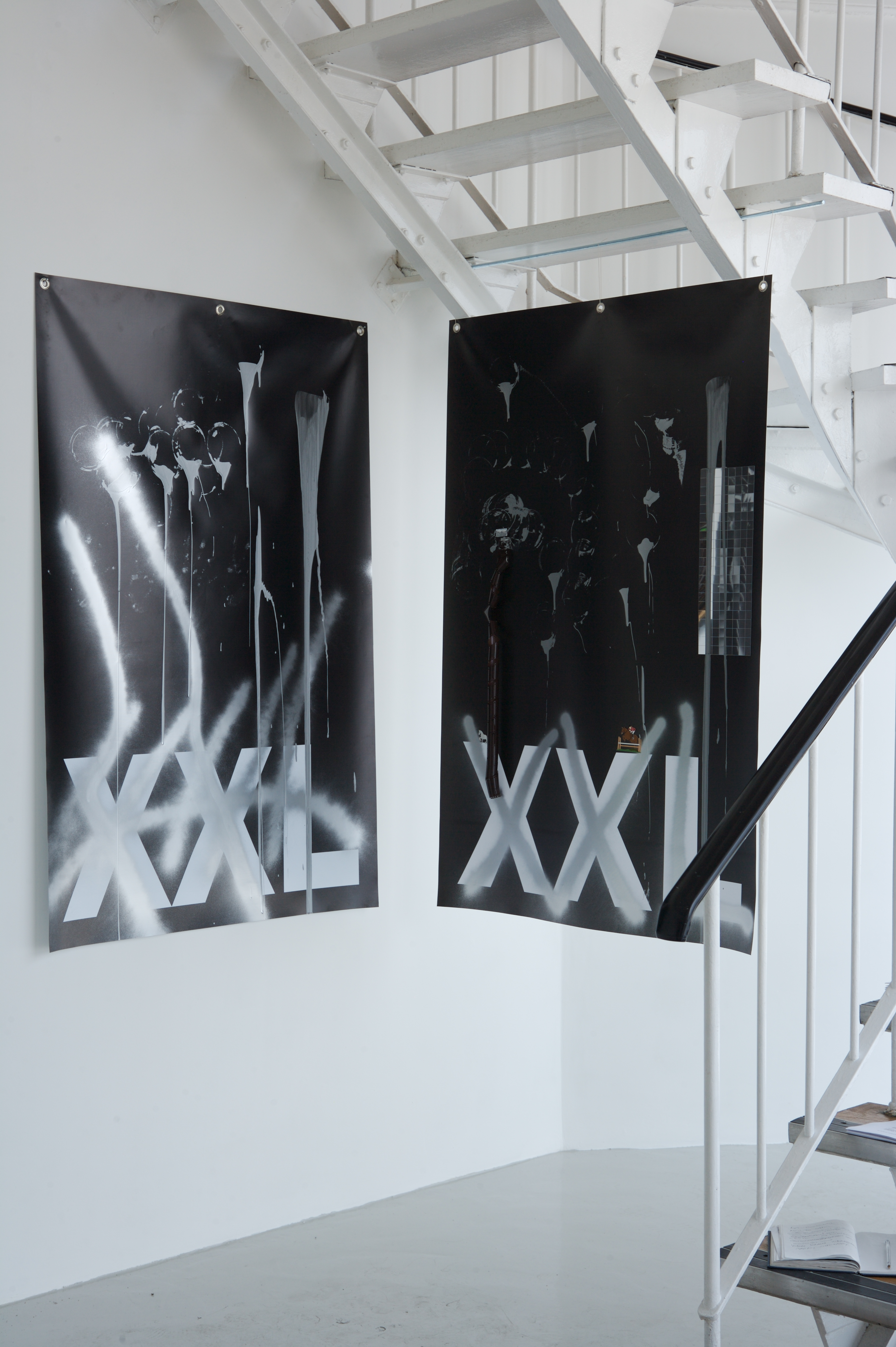 Isa Genzken, XXL (#1), 2008; XXL (#5), 2008. 