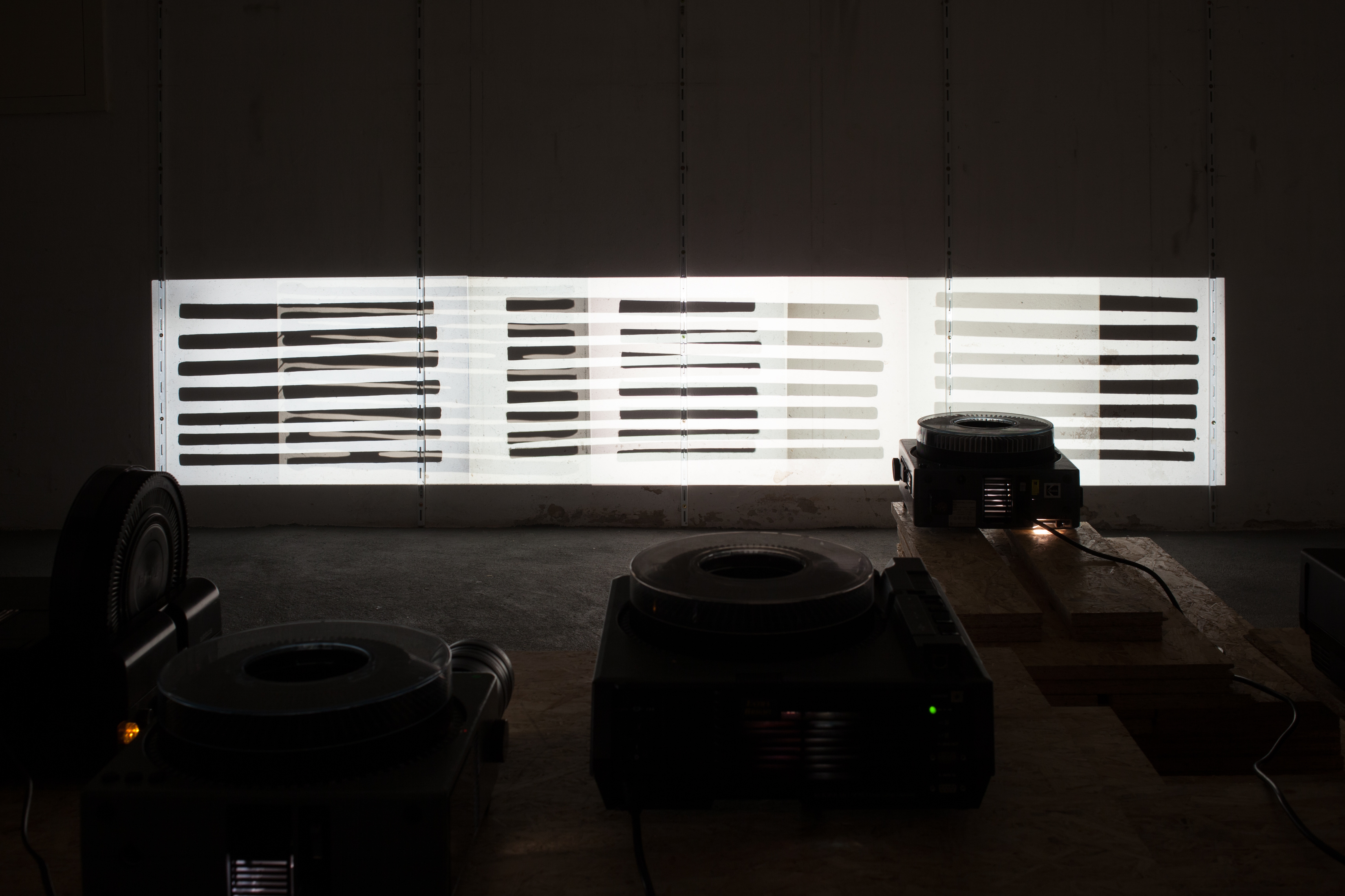 Maria Anna Bierwirth, Untitled (painting), 2011/2017. Varnish on glass