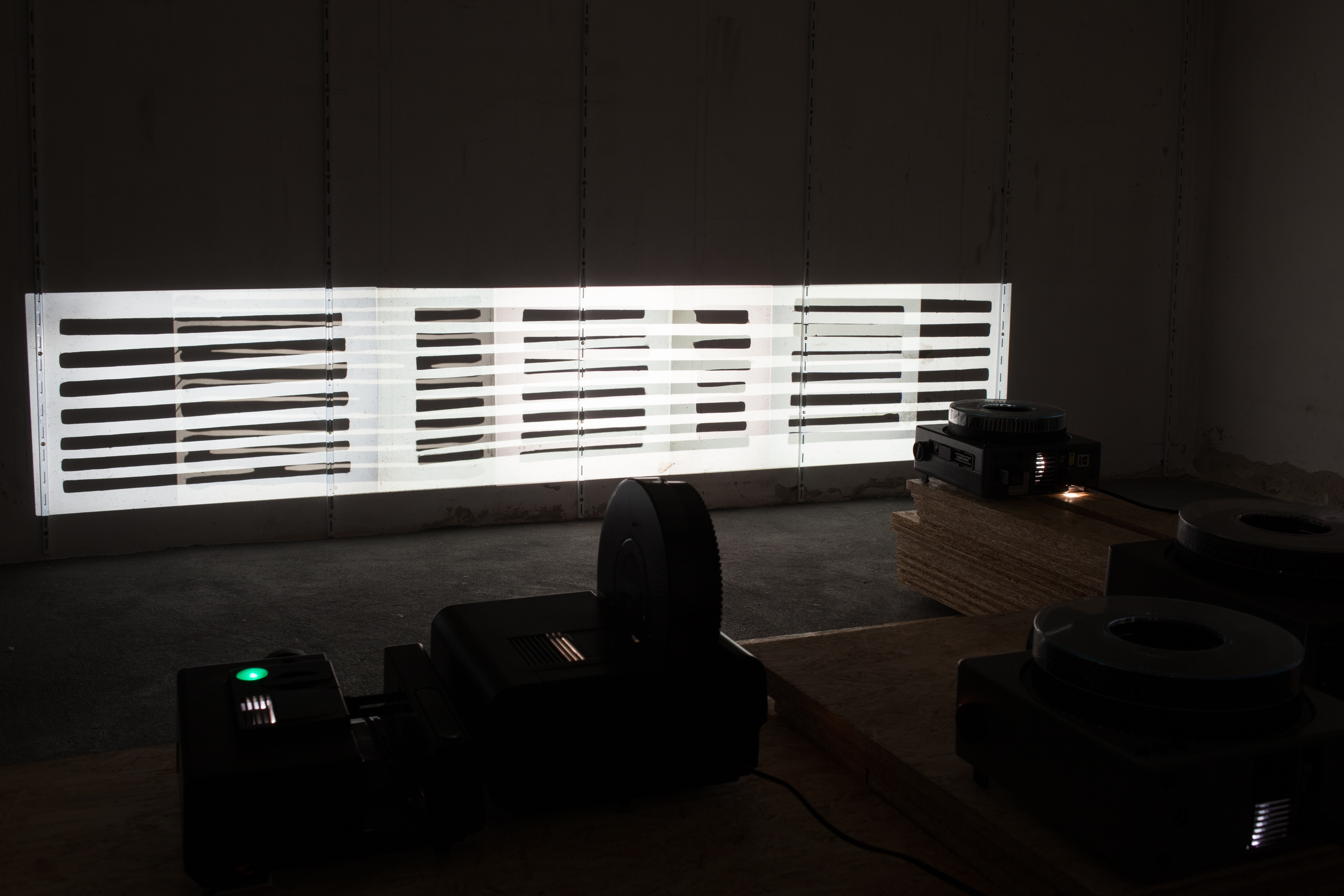 Maria Anna Bierwirth, Untitled (painting), 2011/2017. Varnish on glass