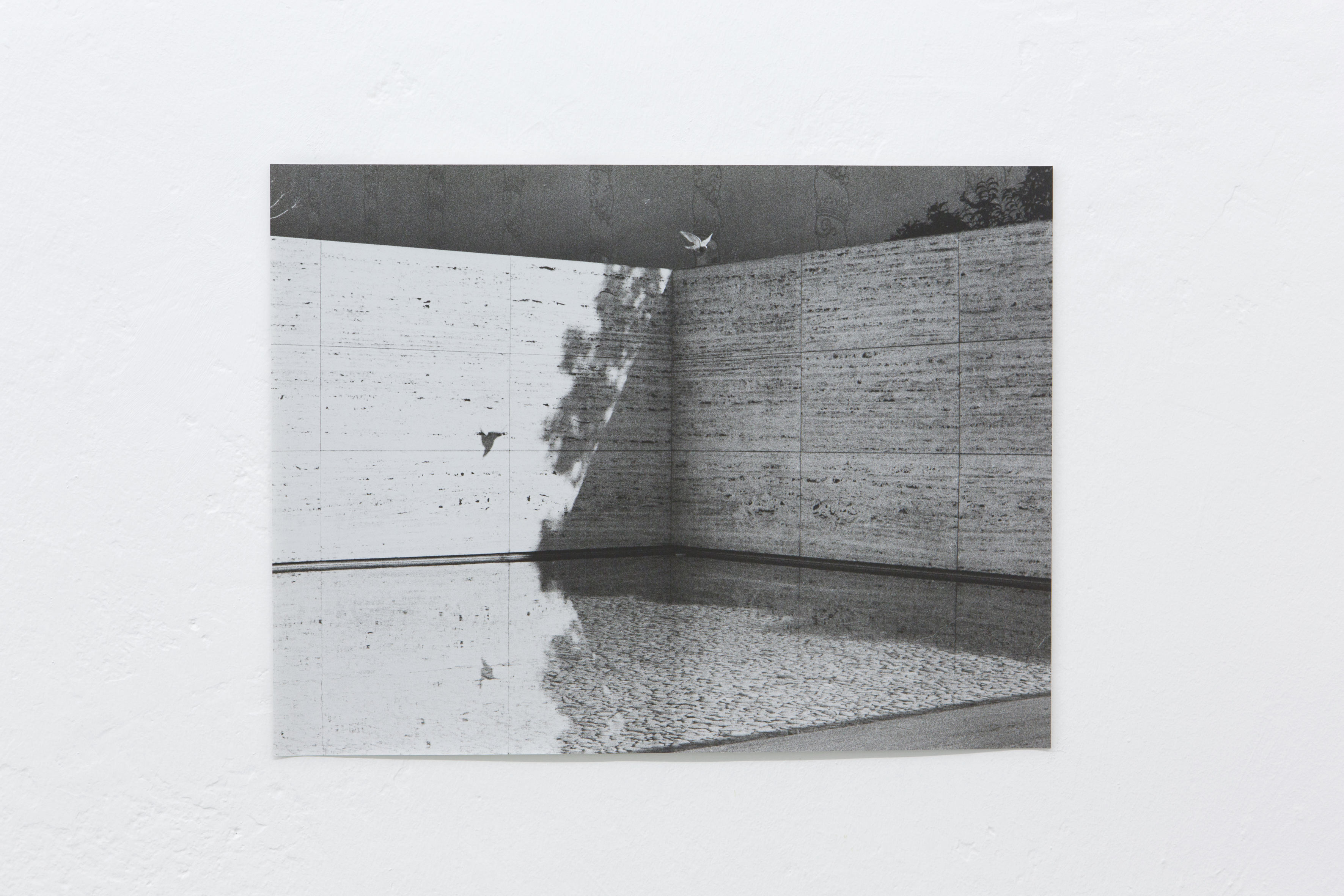 Room 1 (clockwise from left): Untitled (Barcelona-Pavillion), 2007