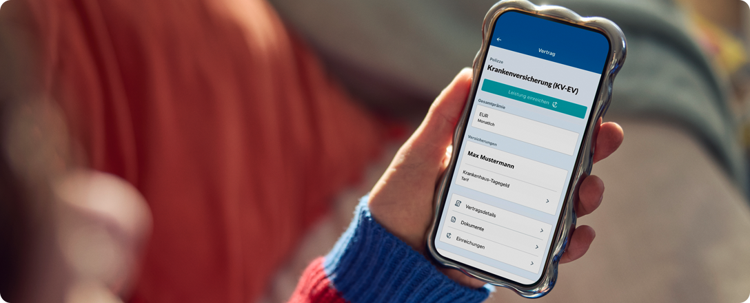 Smartphone Screen myUNIQA App